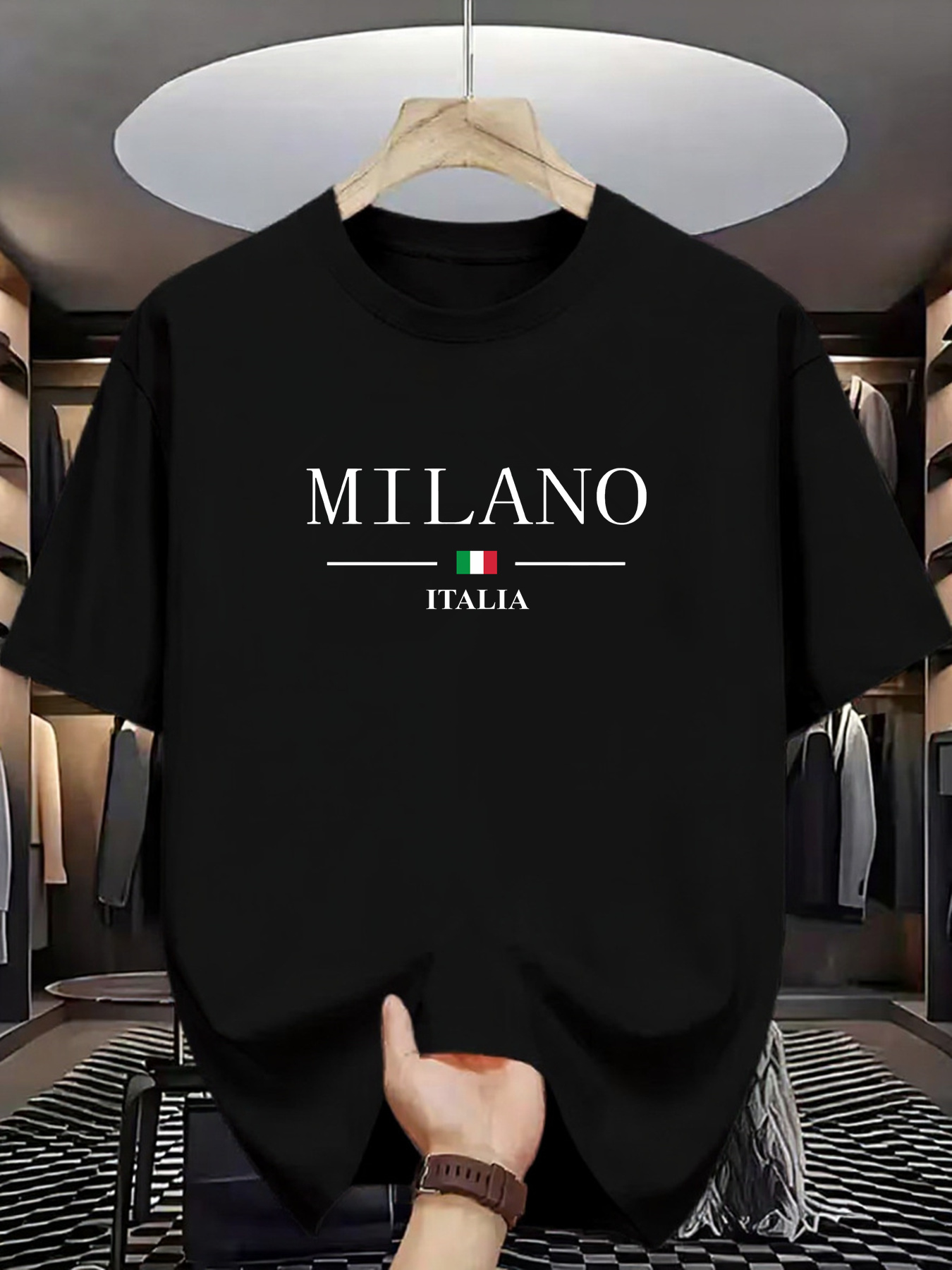 Street Fashion Milan - Milan Italian print Men's Breathable Polyester