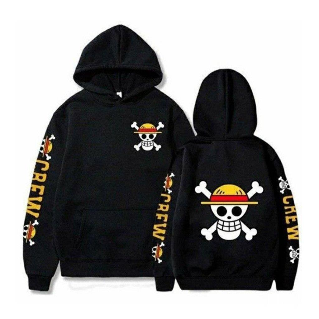 Street Fashion Jacket Men - One Piece Skull Print Hoodie Men