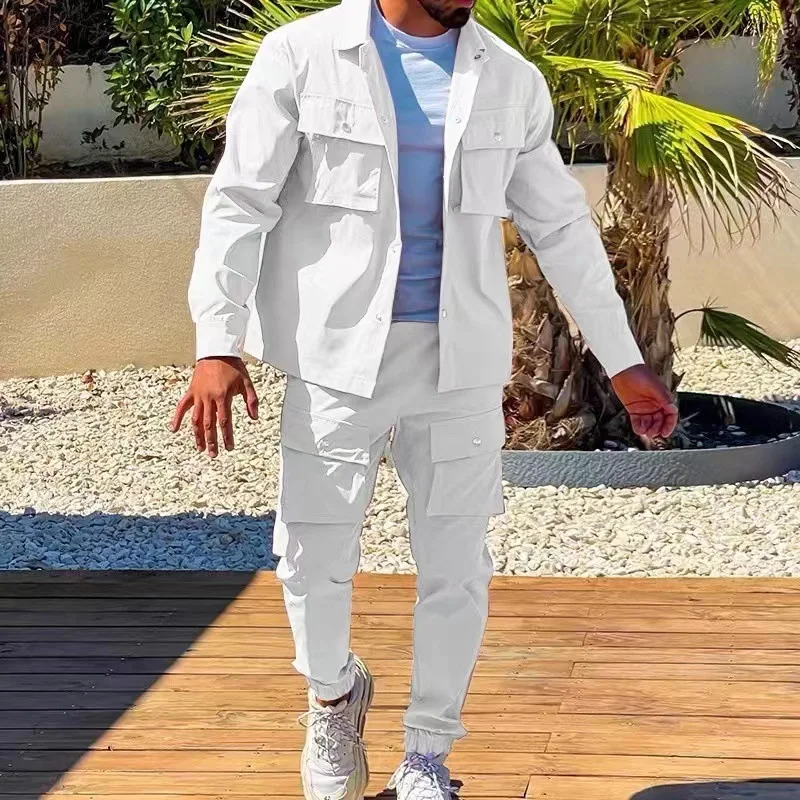 Street Fashion Outfit For Men - New Trend Streetwear Men's Two Piece