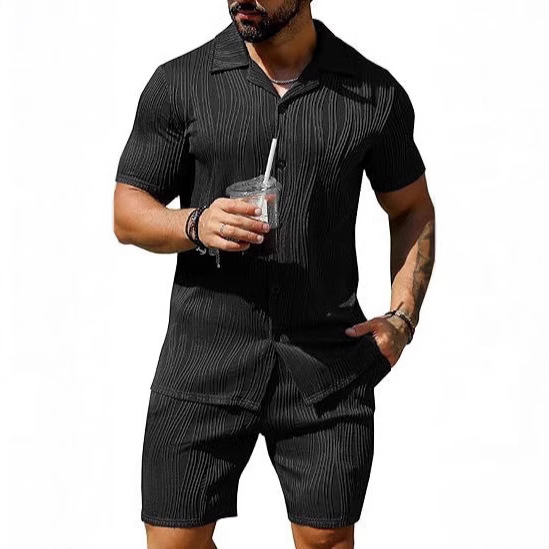 Men's 2 Piece Outfits Short Sl - огляд і ціна Street Fashion Outfit For Men