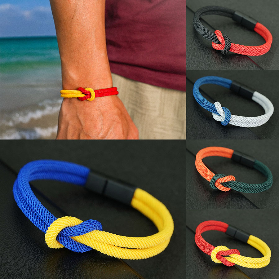 5 Styles Men Rope Bracelet Tru - огляд і ціна Street Fashion Milan