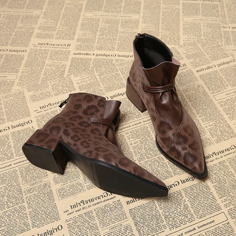 French-style Leopard Print Poi - огляд і ціна French Street Fashion