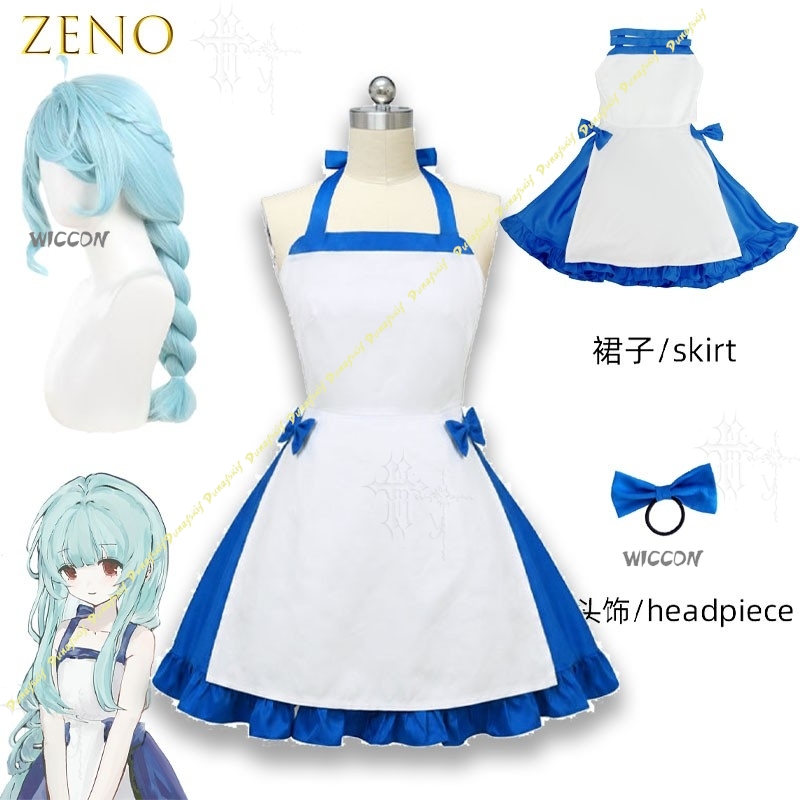 Blue Character Dress Zeno Summ - огляд і ціна Japanese Street Fashion Female
