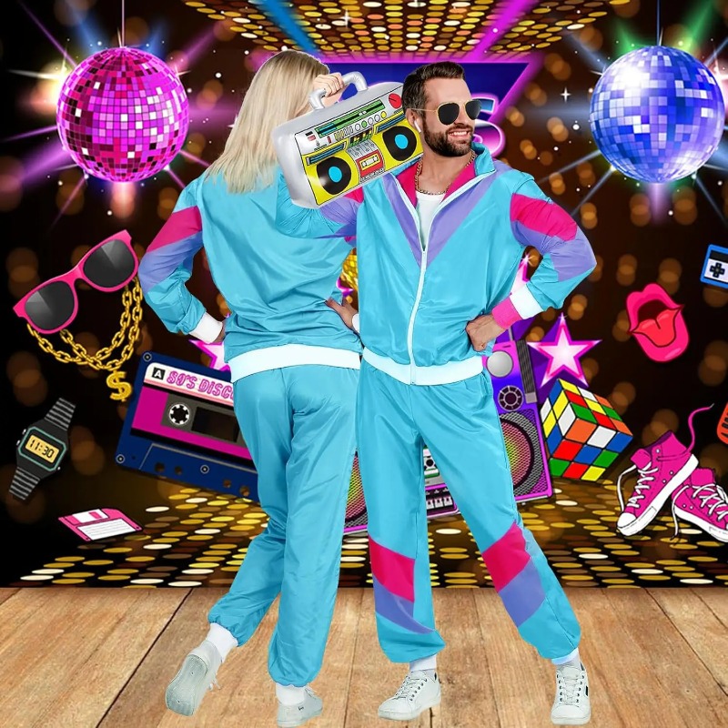 80s 90s Fancy Dress Costumes f - огляд і ціна Street Fashion Jacket Men