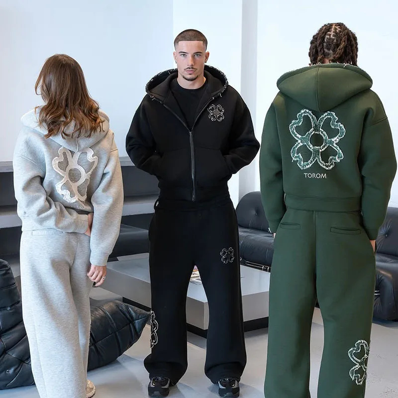 Spring Autumn Oversized 4 Leaf - огляд і ціна Street Fashion For Man