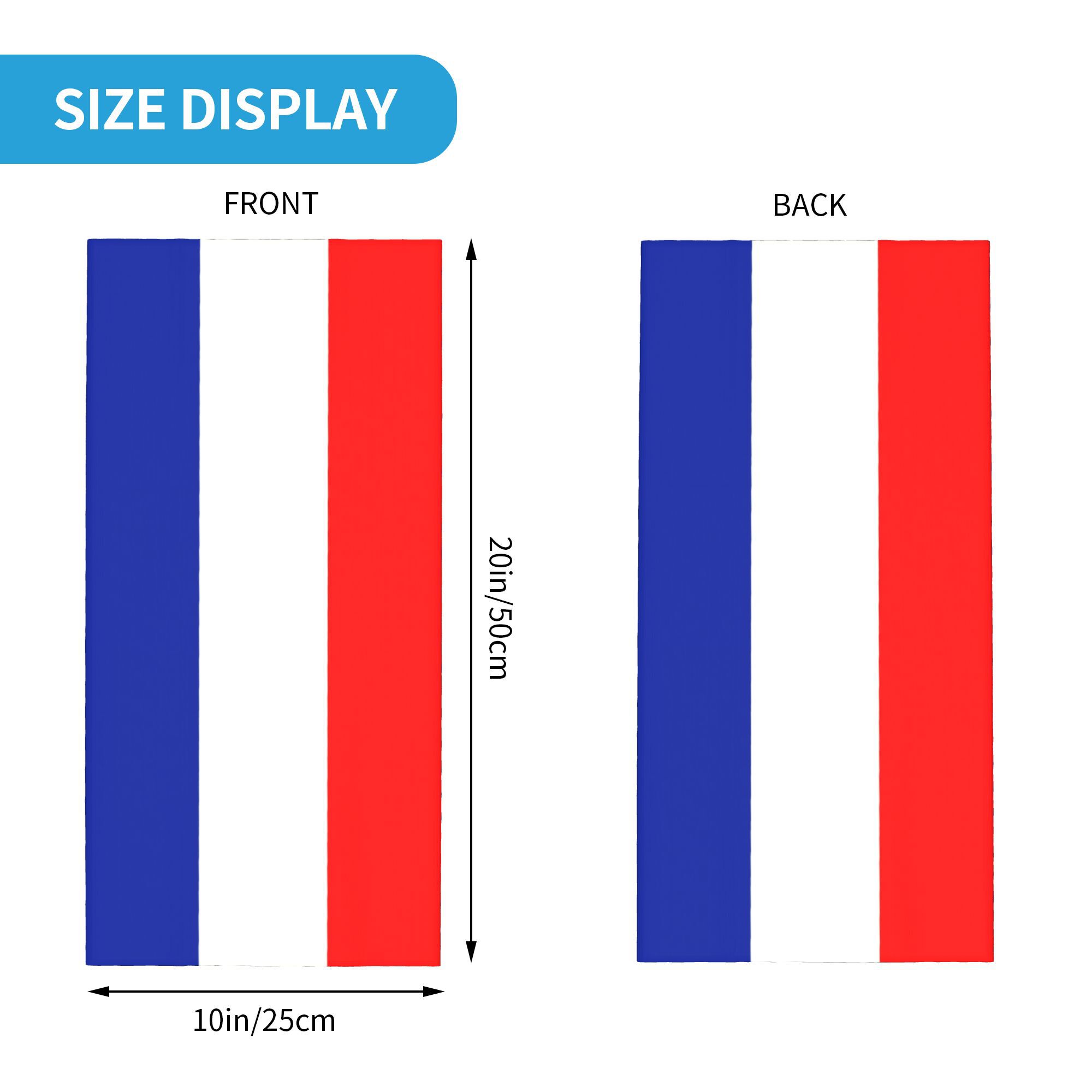 Custom French Flag France Band - огляд і ціна French Street Fashion