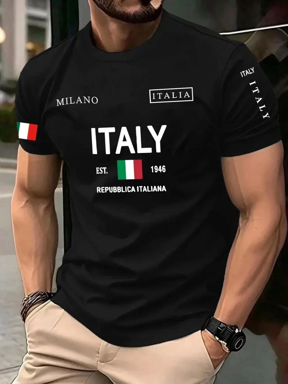 3D Print European  American Fa - огляд і ціна Street Fashion Milan