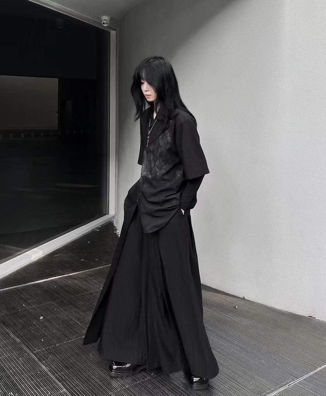 Cool Black New Chinese Style C - огляд і ціна Street Fashion Outfit For Men