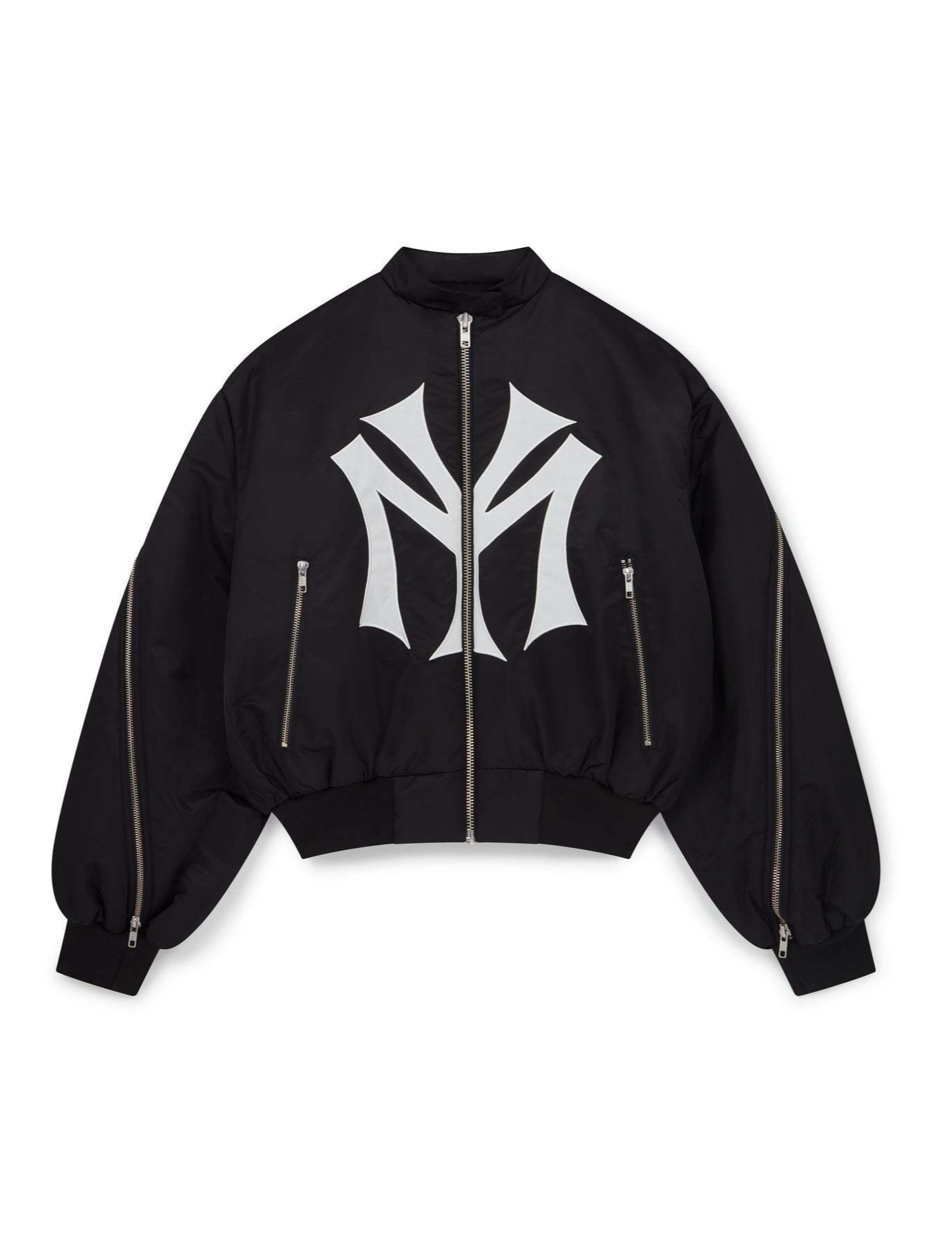 Cropped Bomber Jacket Oversize - огляд і ціна Street Fashion Outfit For Men