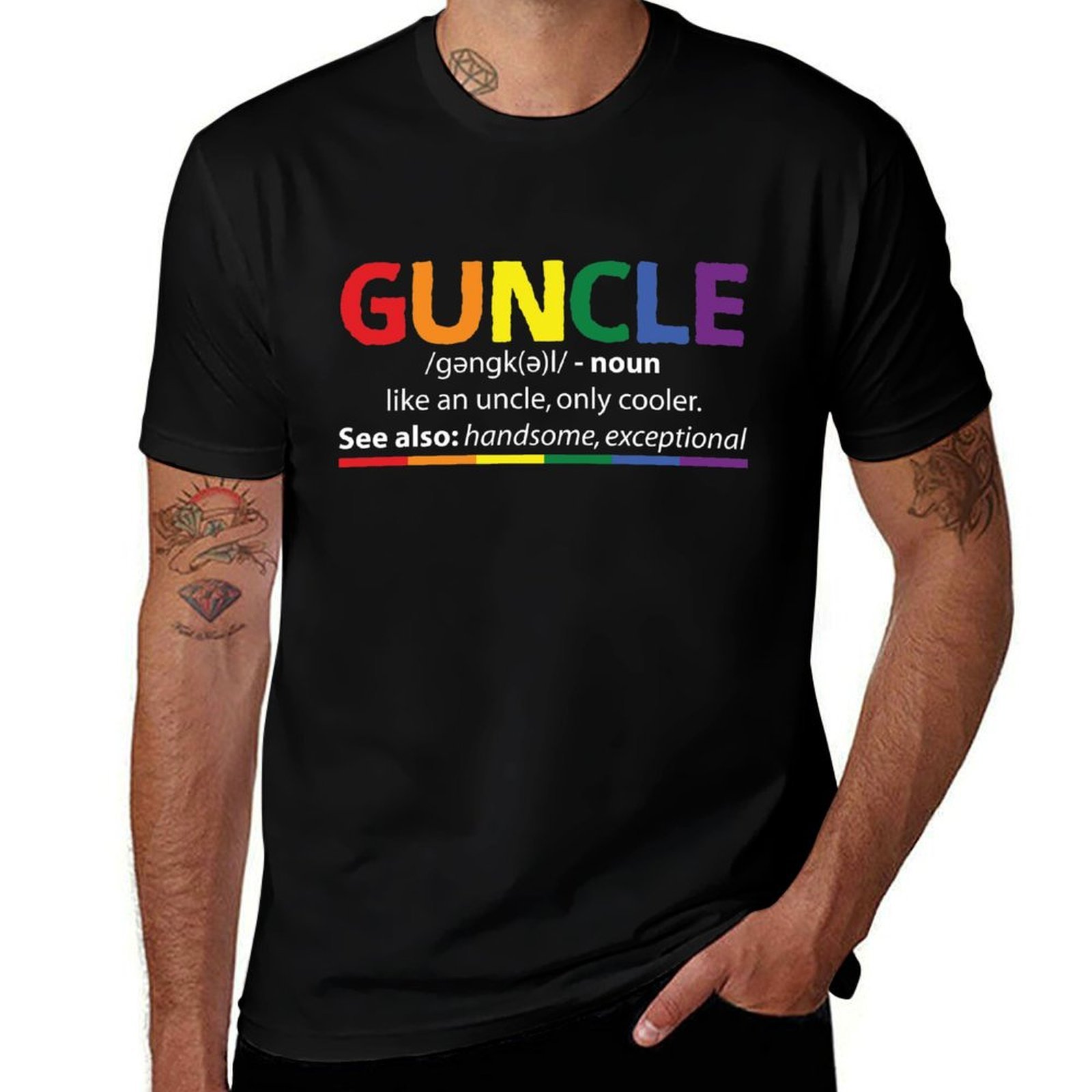 Guncle - gay funny uncle defin - огляд і ціна Street Fashion Definition
