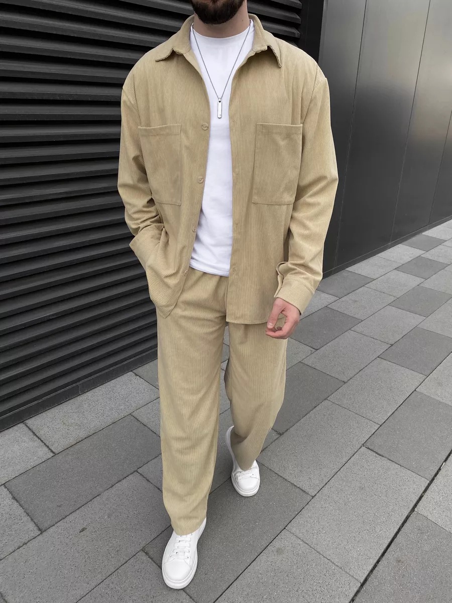 Men's Corduroy Two-Piece Outfi - огляд і ціна Street Fashion Men