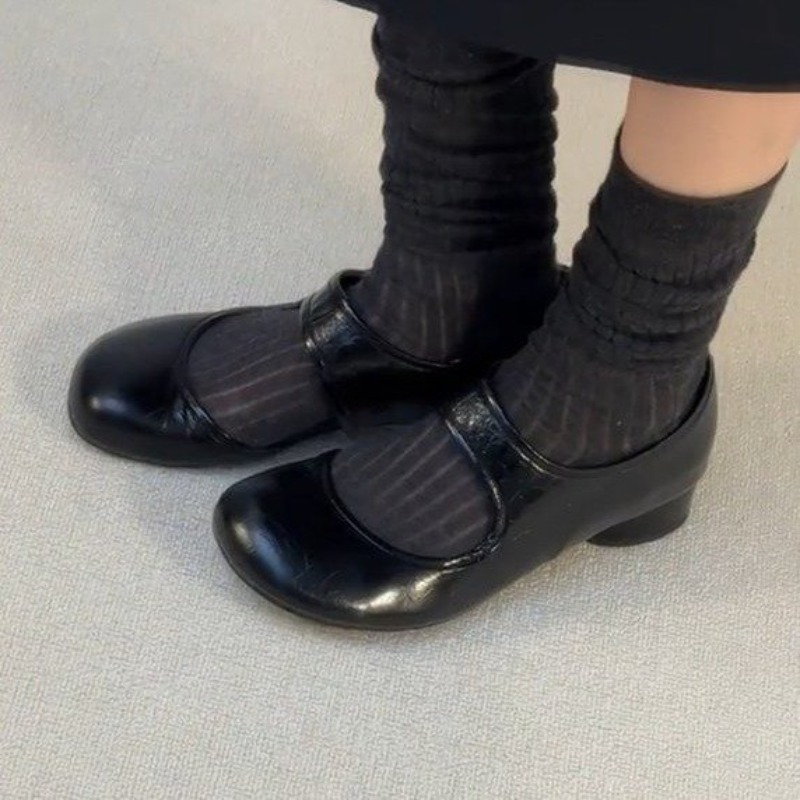 French Style Round-toe Simple  - огляд і ціна French Street Fashion