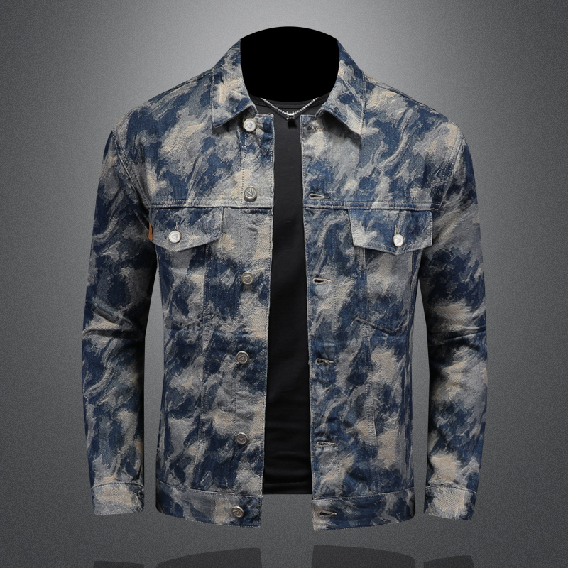2025 Spring Vintage Denim Jack - огляд і ціна Street Fashion Jacket Men