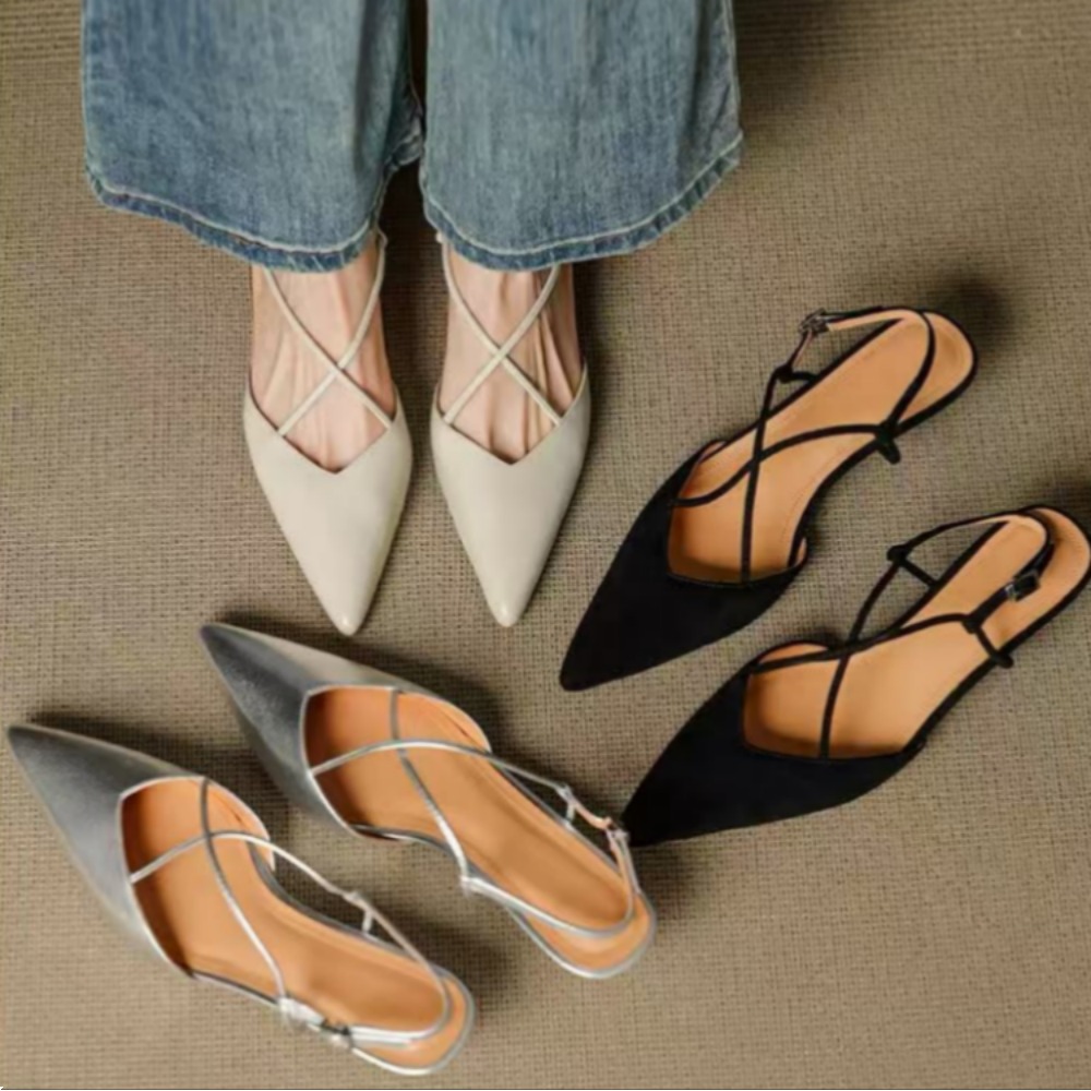 2026 New Style Pointed Toe Low - огляд і ціна French Street Fashion