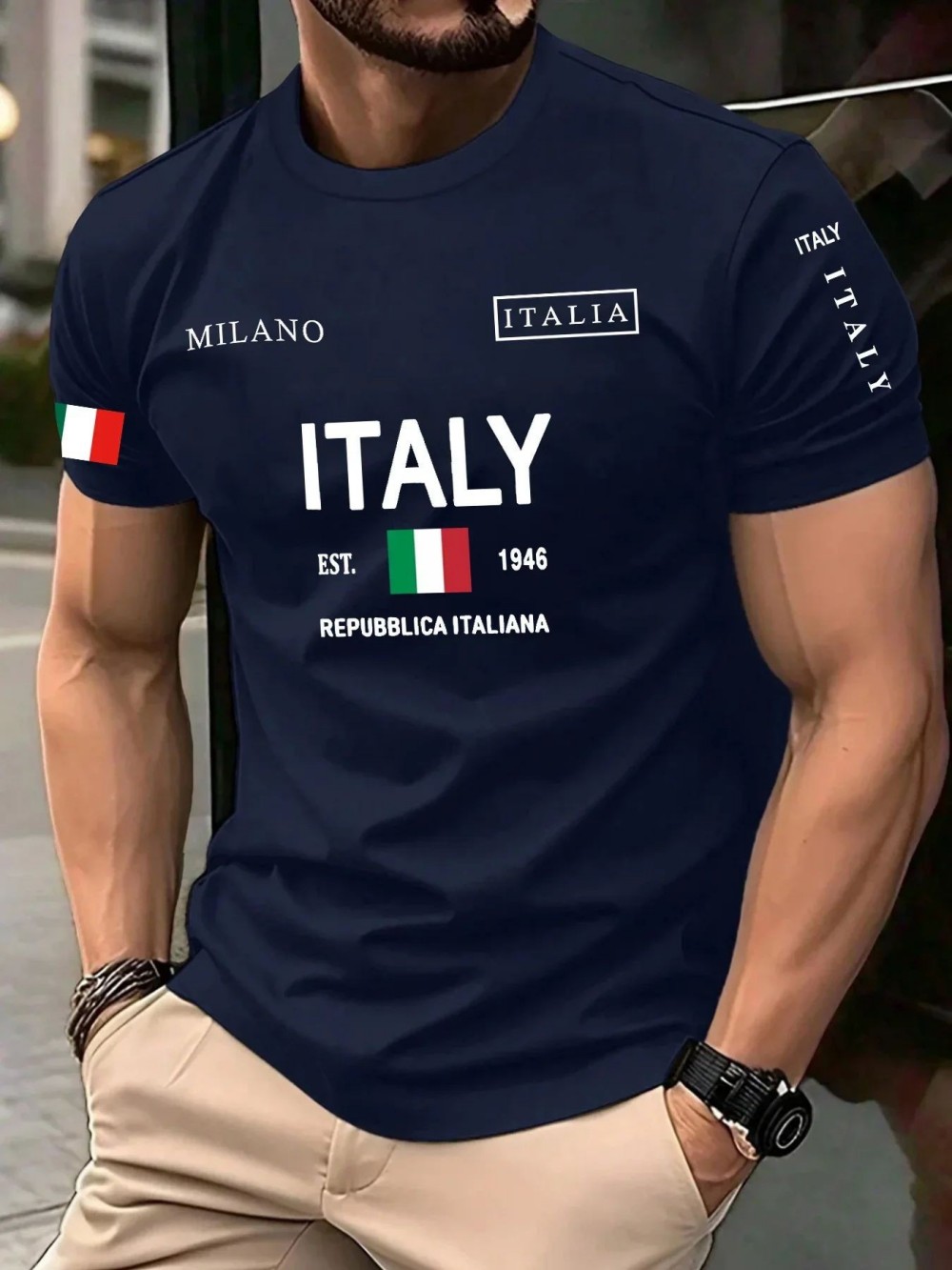 European and American Men's Su - огляд і ціна Street Fashion Milan