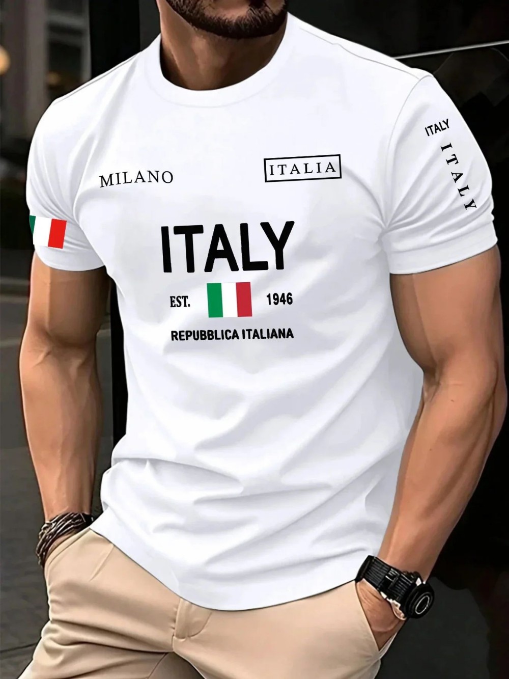European and American Men's Su - огляд і ціна Street Fashion Milan
