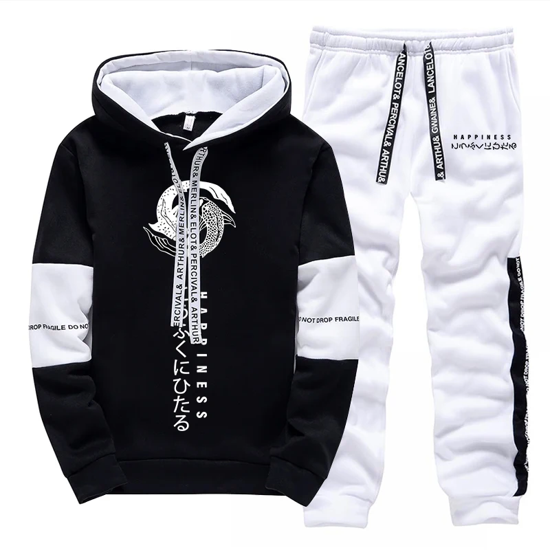Fashion Men's Tracksuit Print  - огляд і ціна Street Fashion Men