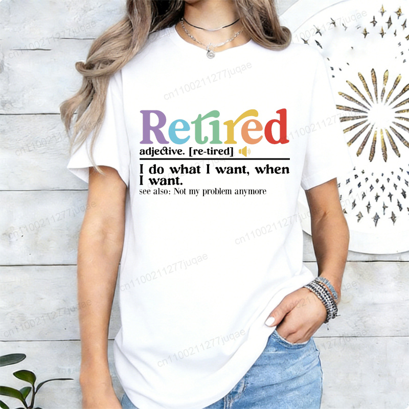 Funny Retirement Tee Retired D - огляд і ціна Street Fashion Definition