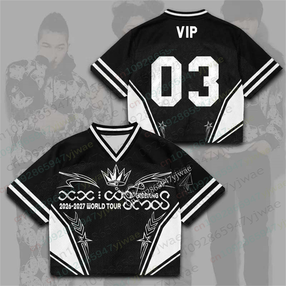 KPOP-Cosmos Piano Mesh Jersey  - огляд і ціна Street Fashion Outfit For Men