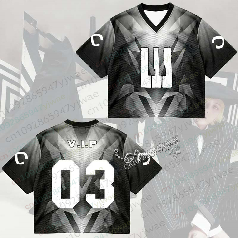 KPOP-Cosmos Piano Mesh Jersey  - огляд і ціна Street Fashion Outfit For Men