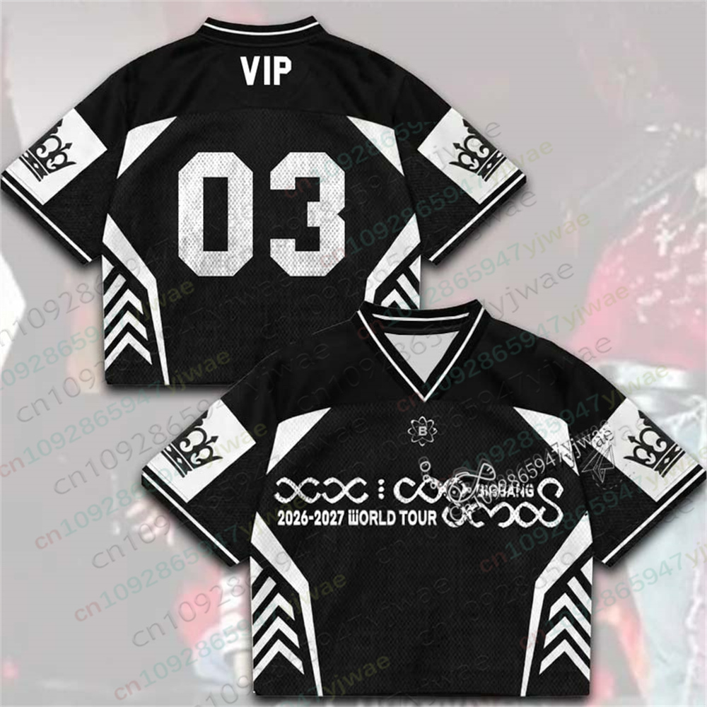 KPOP-Cosmos Piano Mesh Jersey  - огляд і ціна Street Fashion Outfit For Men