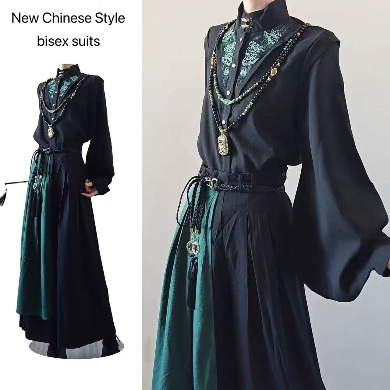New Chinese Style Bisex Suits  - огляд і ціна Street Fashion Outfit For Men