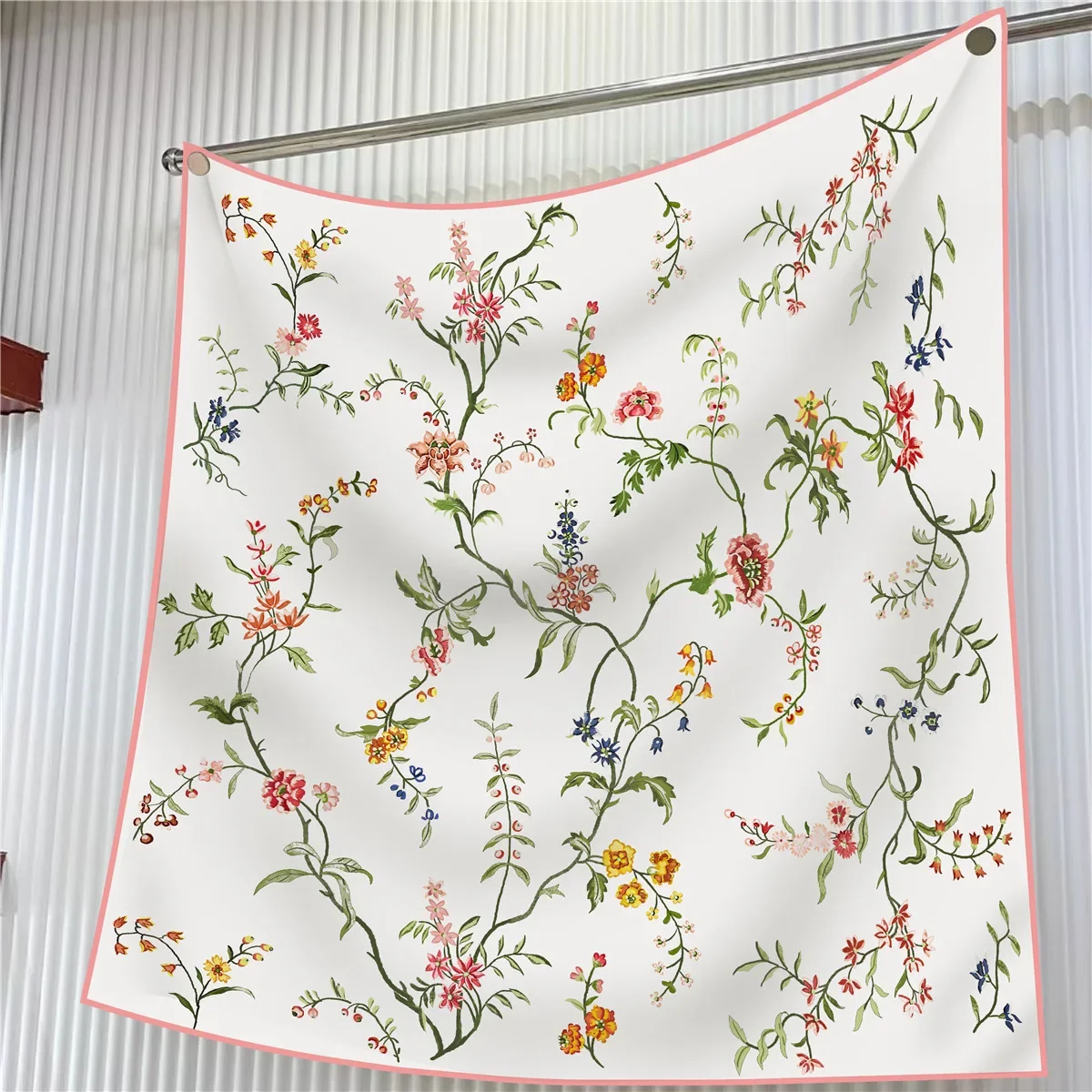90cm French Floral Bird Scarf  - огляд і ціна French Street Fashion