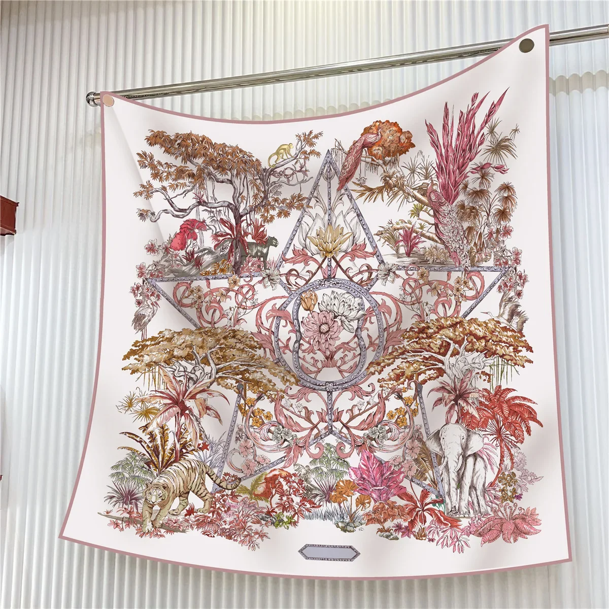 90cm French Floral Bird Scarf  - огляд і ціна French Street Fashion
