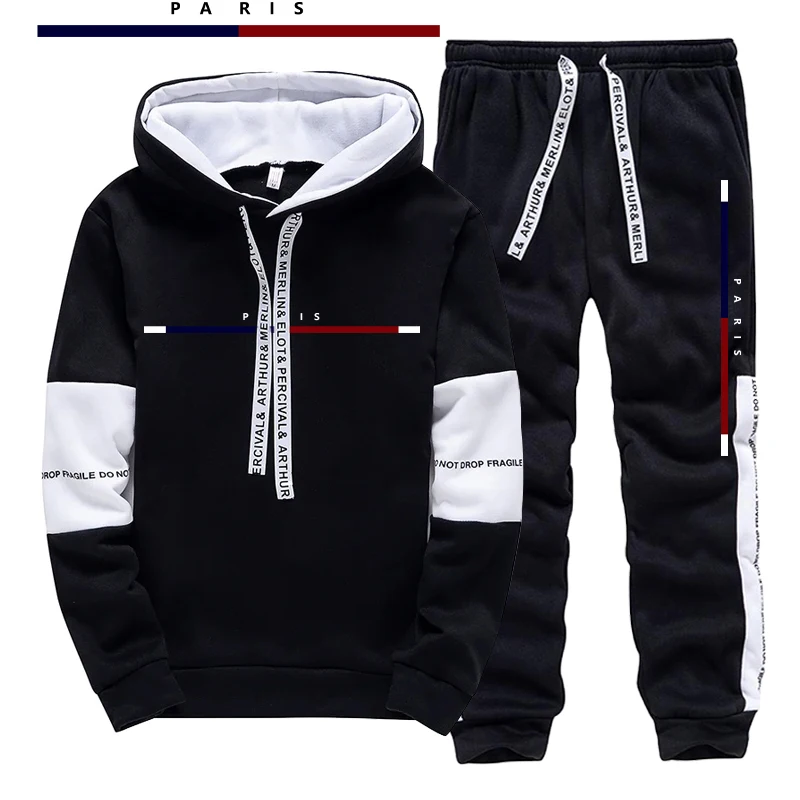 Paris Fashion Printed Men's Se - огляд і ціна Street Fashion Outfit For Men