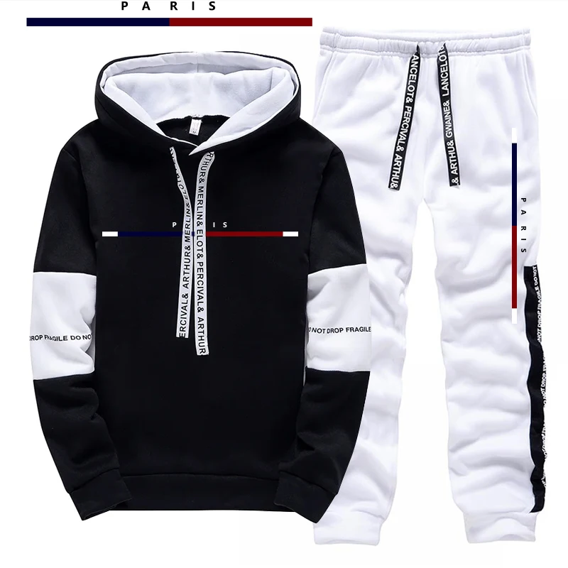 Paris Fashion Printed Men's Se - огляд і ціна Street Fashion Outfit For Men