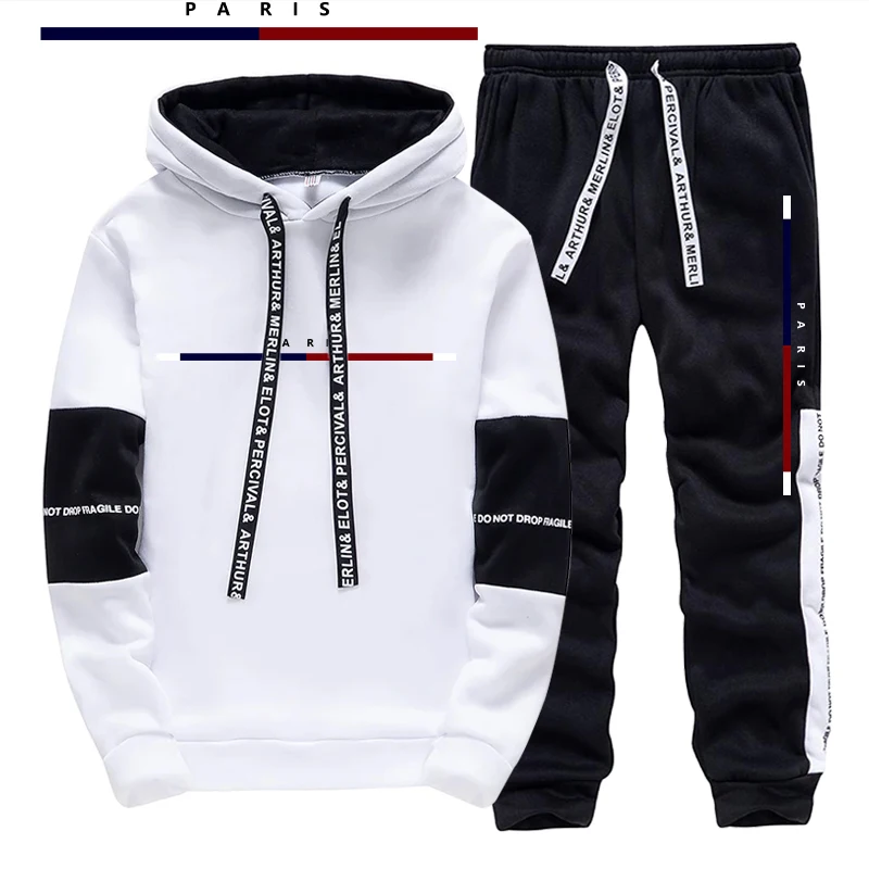 Paris Fashion Printed Men's Se - огляд і ціна Street Fashion Outfit For Men